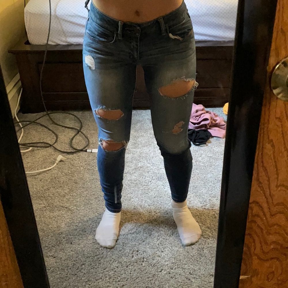 American Eagle Super Super Stretch Jeans, Size 2